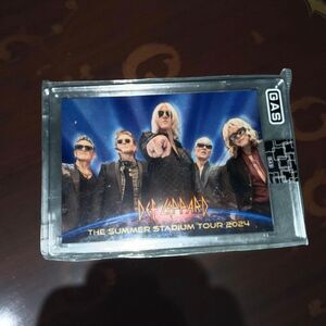 GAS Def Leppard 2024 Summer Stadium Tour Trading Card VIP Exclusive MINT Sealed